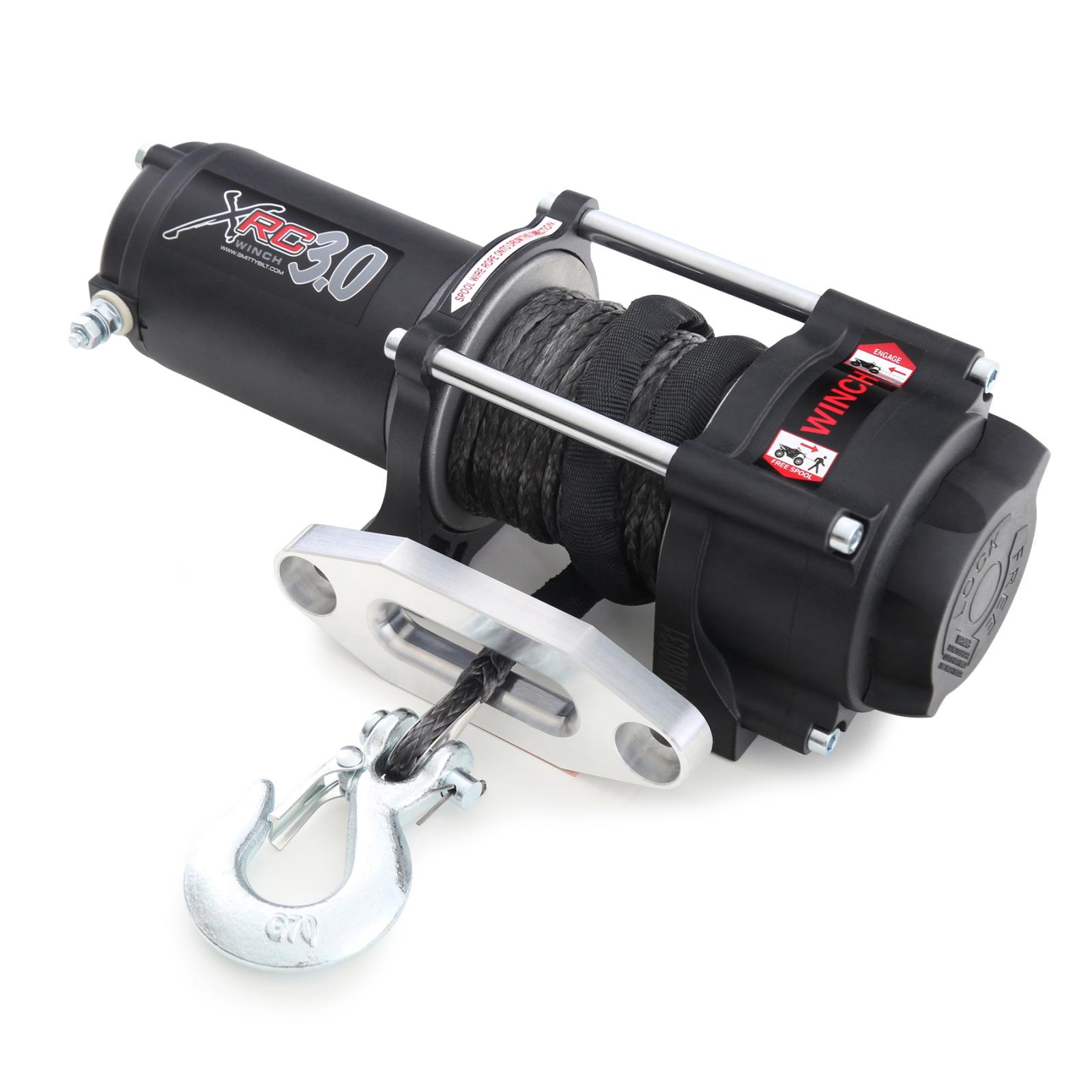XRC 3 Comp 3,000 Lb Winch Comp Series W/Synthetic Rope & Aluminum Fairlead Smittybilt