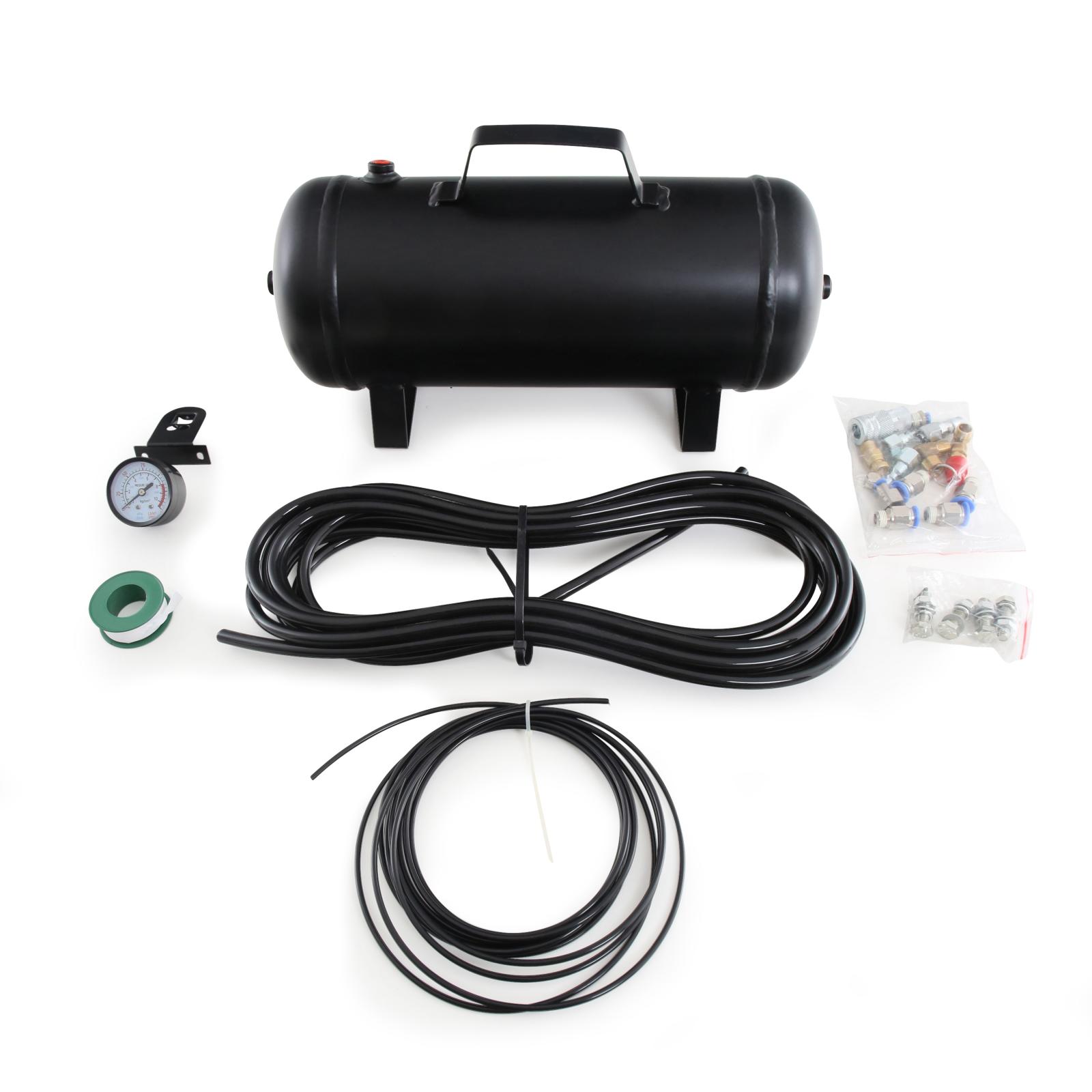 XRC Air Tank 2.5 Gallon Tank W/ Fittings Red Smittybilt