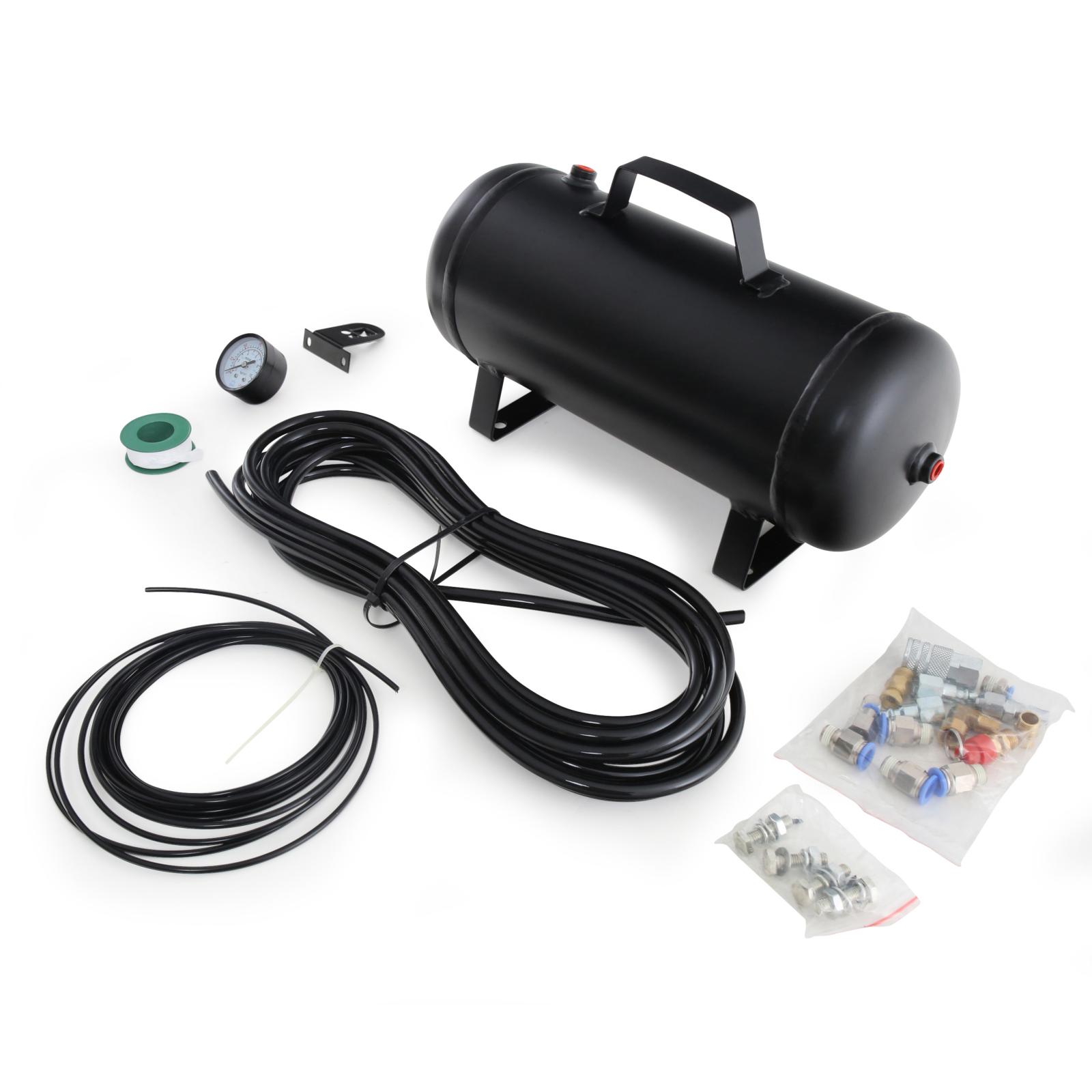 XRC Air Tank 2.5 Gallon Tank W/ Fittings Red Smittybilt