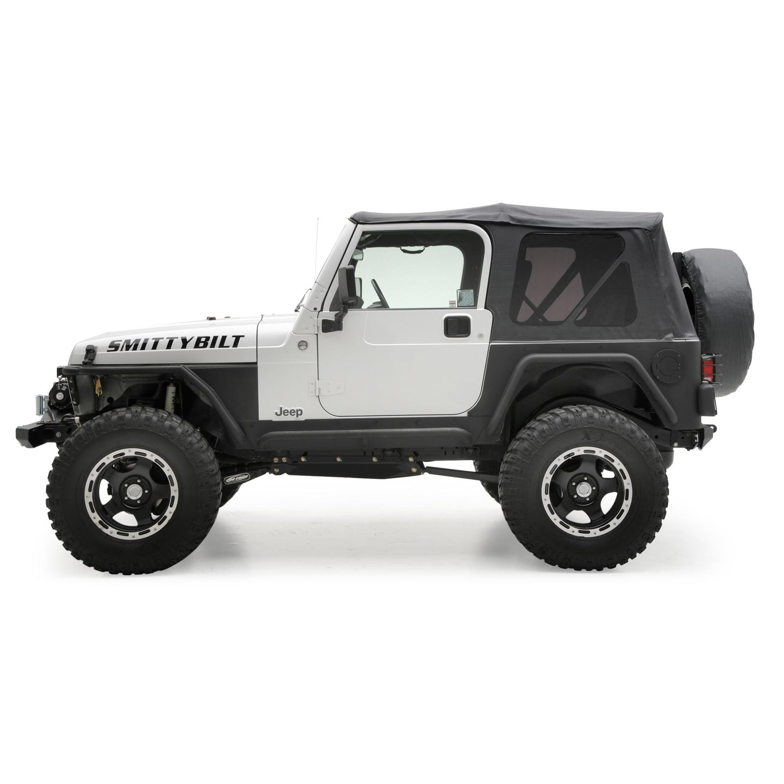 Soft Top 97-06 Wrangler TJ OEM Replacement W/Tinted Windows Black Diamond Smittybilt