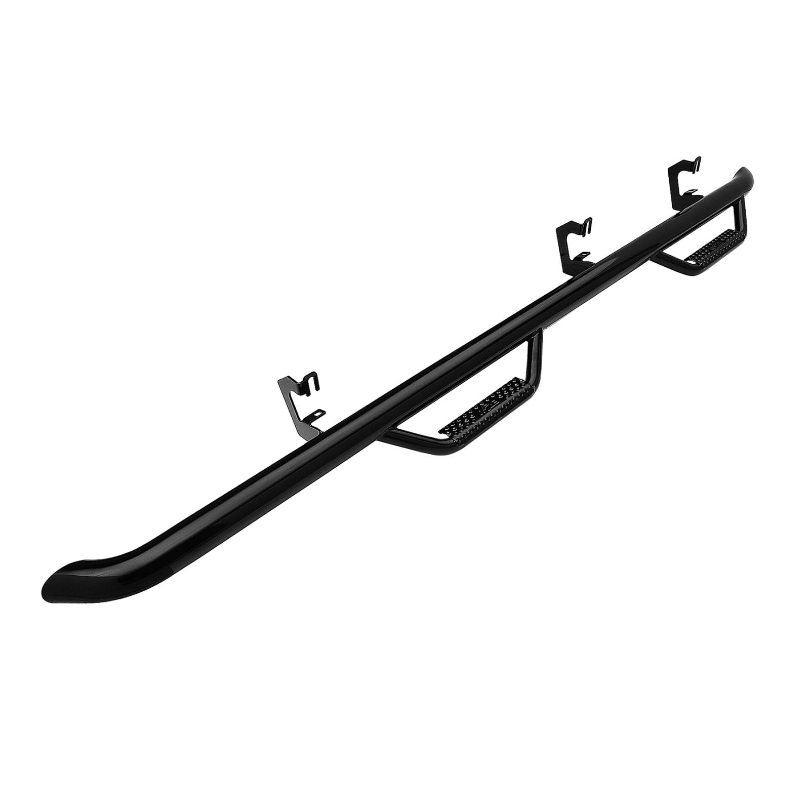 Nerf Steps 14-15 Silverado/Sierra 1500 Crew Cab 5.8 Bed 4 Step Gloss Black Smittybilt