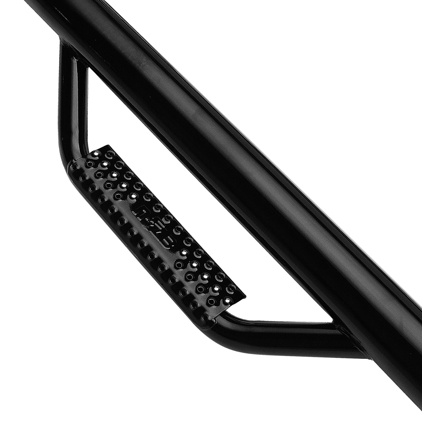 Nerf Steps 14-15 Silverado/Sierra 1500 Crew Cab 5.8 Bed 4 Step Gloss Black Smittybilt