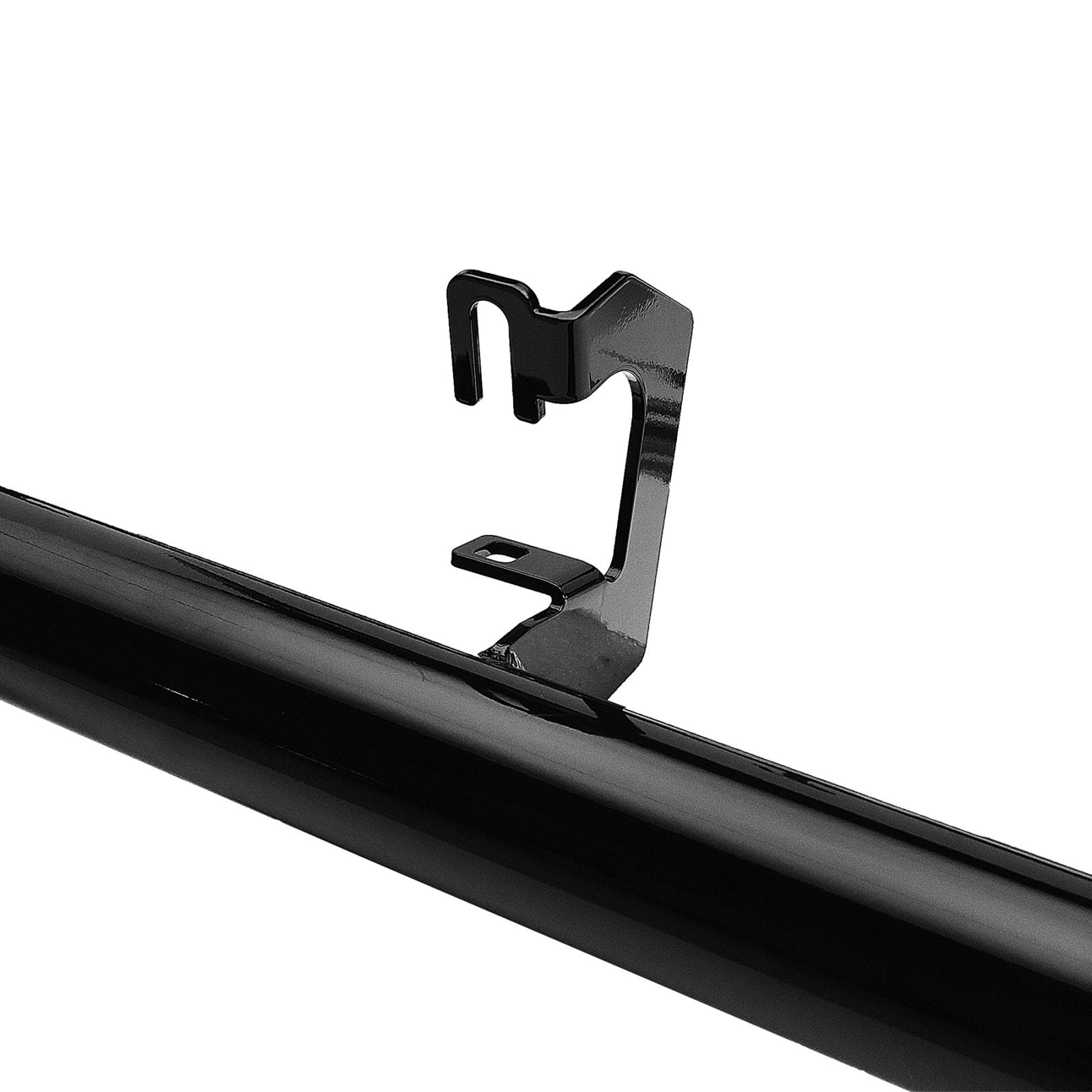 Nerf Steps 14-15 Silverado/Sierra 1500 Crew Cab 5.8 Bed 4 Step Gloss Black Smittybilt