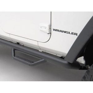 Nerf Steps 12-18 Wrangler JK 2DR 2 Inch Main Tube 2 Step Black Smittybilt