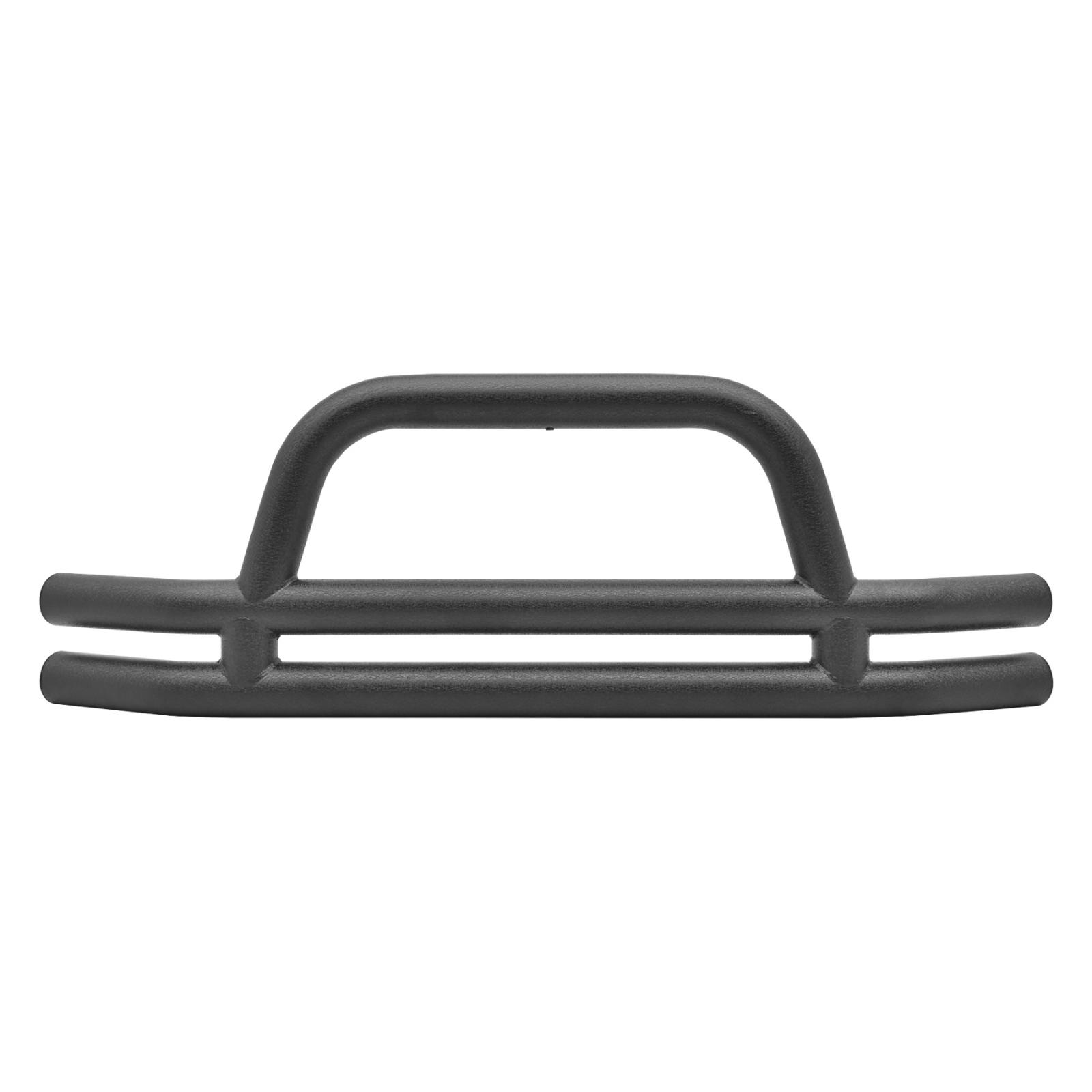 Tubular Bumper Front 76-06 Wrangler YJ/TJ/LJ/CJ W/ Hoop Black Textured Smittybilt