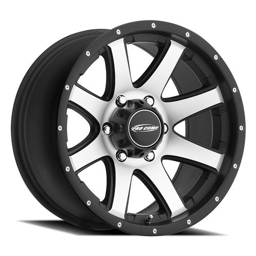 Series 86 Reflex 20x9 with 6 on 120 Bolt Pattern Machined With Black Trim Pro Comp Alloy Wheels