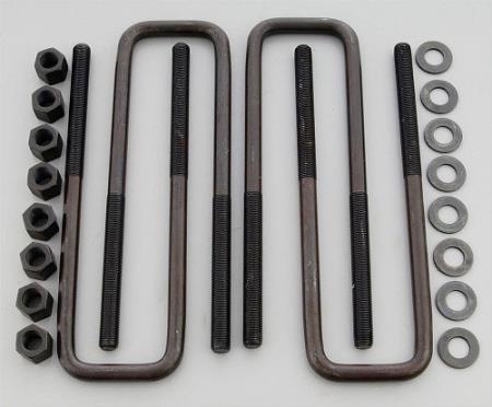 U-Bolt Kit 9/16thx2.5x10 Inch Rear Lift Square Pro Comp Suspension