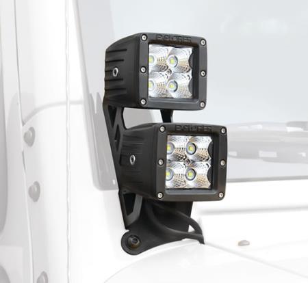 Dual LED Sport Light Kit 07 - Pres Wrangler JK Pro Comp Suspension