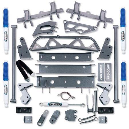 6 Inch Crossmember/Bracket Lift Kit with ES3000 Shocks 92-99 GM 2500 4WD Pro Comp Suspension