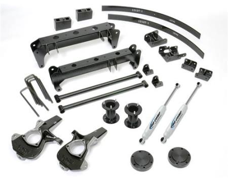 6 Inch Crossmember/Bracket Lift Kit  with ES9000 Shocks 07-13 Silverado 1500 Non Auto Trac 2WD and 4WD Pro Comp Suspension