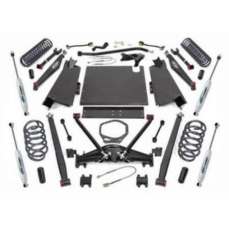 4 Inch Long Arm Lift Kit with ES9000 Shocks 97-02 Jeep TJ Wrangler Pro Comp Suspension