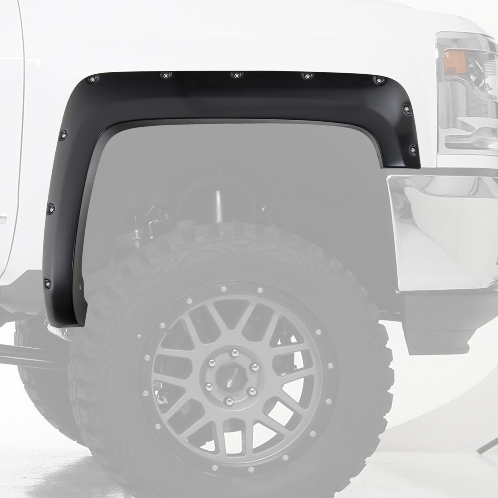 M1 Fender Flares 14-16 Silverado 5.8FT Bed Front/Rear Bolt On Black Smittybilt