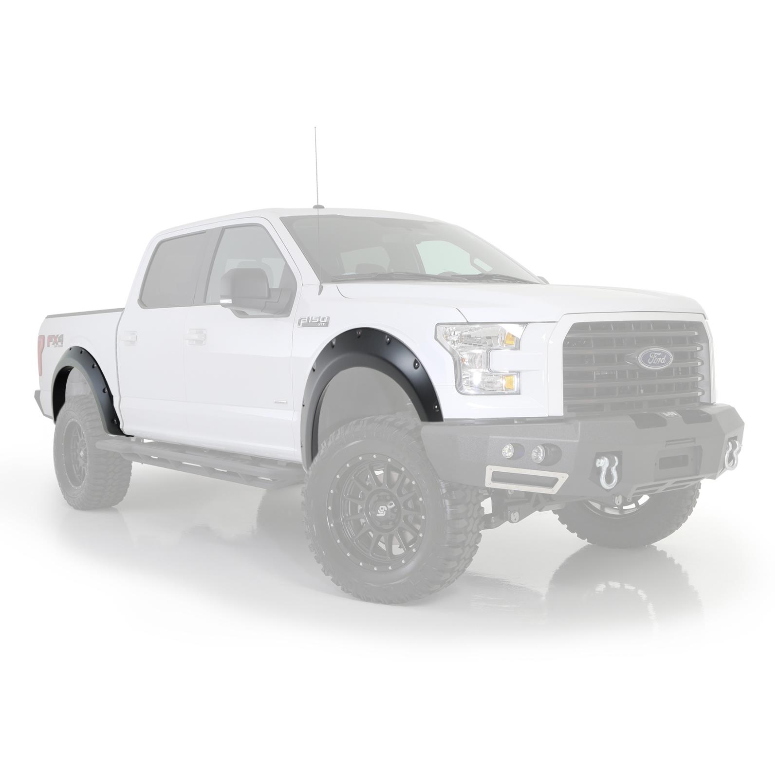 M1 Fender Flares 2015 Ford F150 Front/Rear Bolt On Black Smittybilt