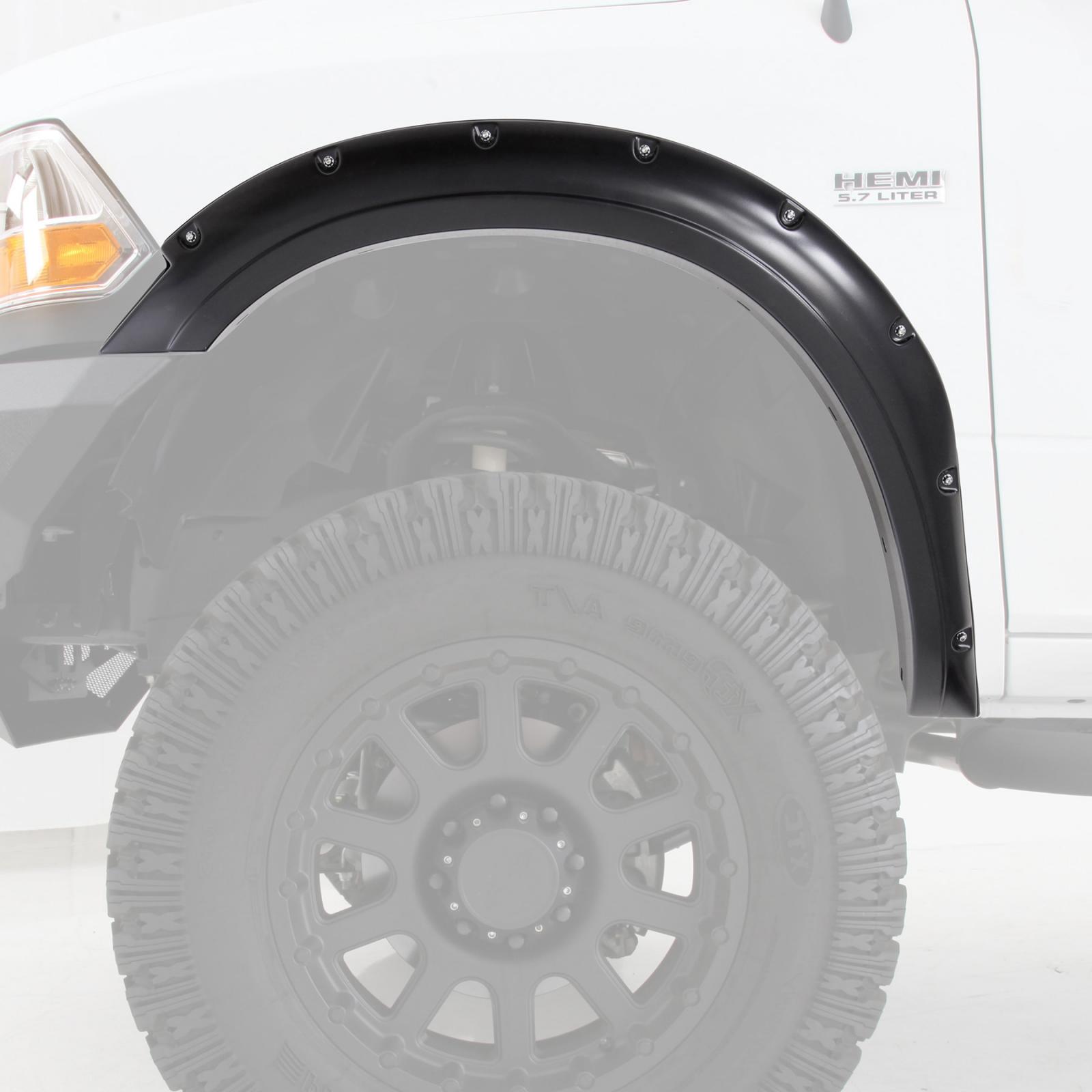 M1 Fender Flares 10-15 Ram 2500/3500 Front/Rear Bolt On Black Smittybilt