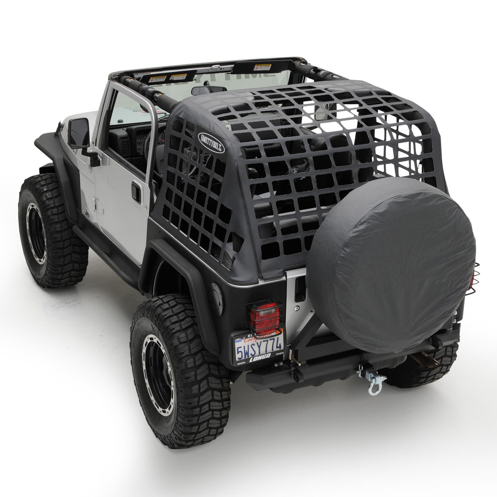 C-Res Cargo Restraint System 97-06 Wrangler TJ Black Diamond Smittybilt