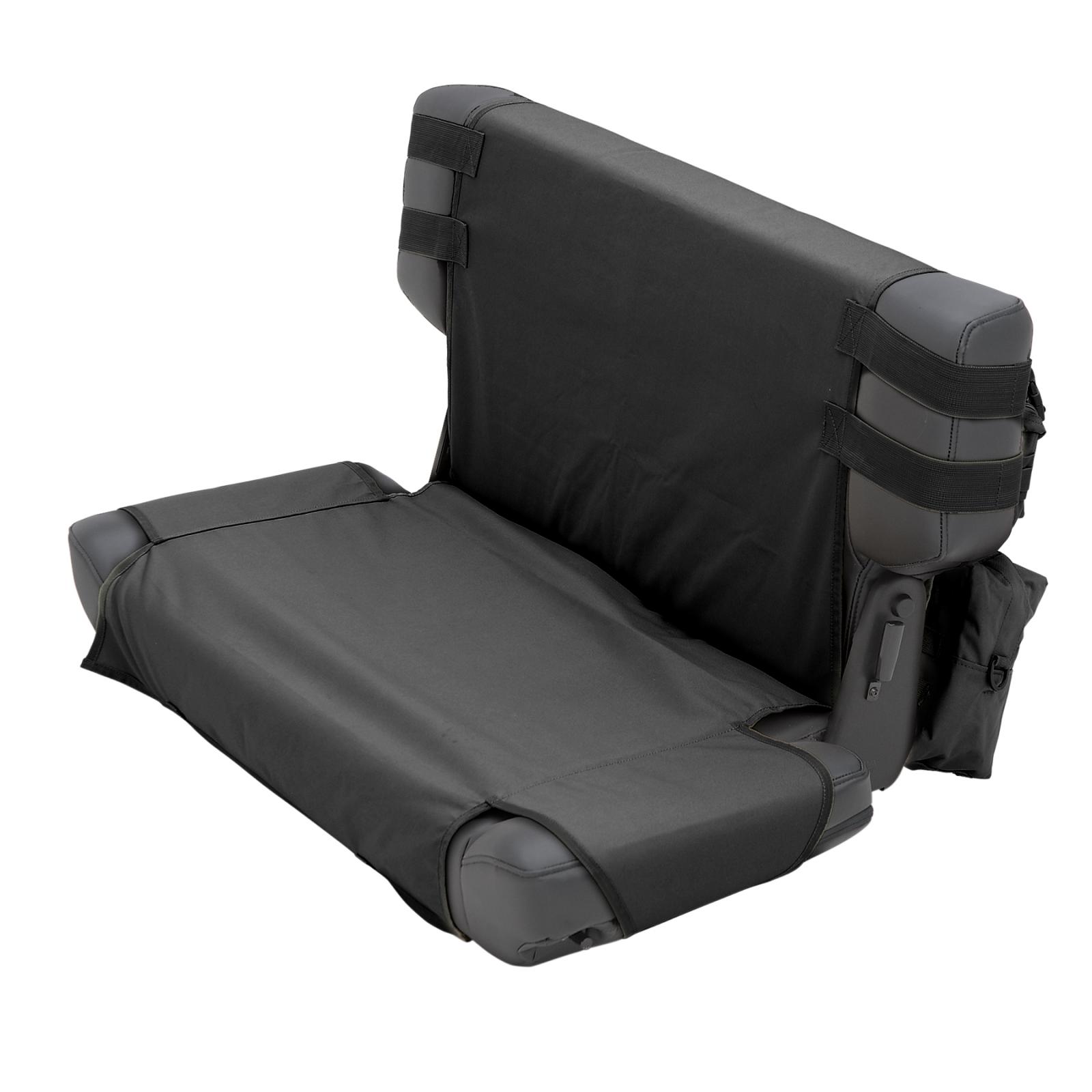 Gear Seat Cover 76-06 Wrangler CJ/YJ/TJ/LJ Rear Black Smittybilt