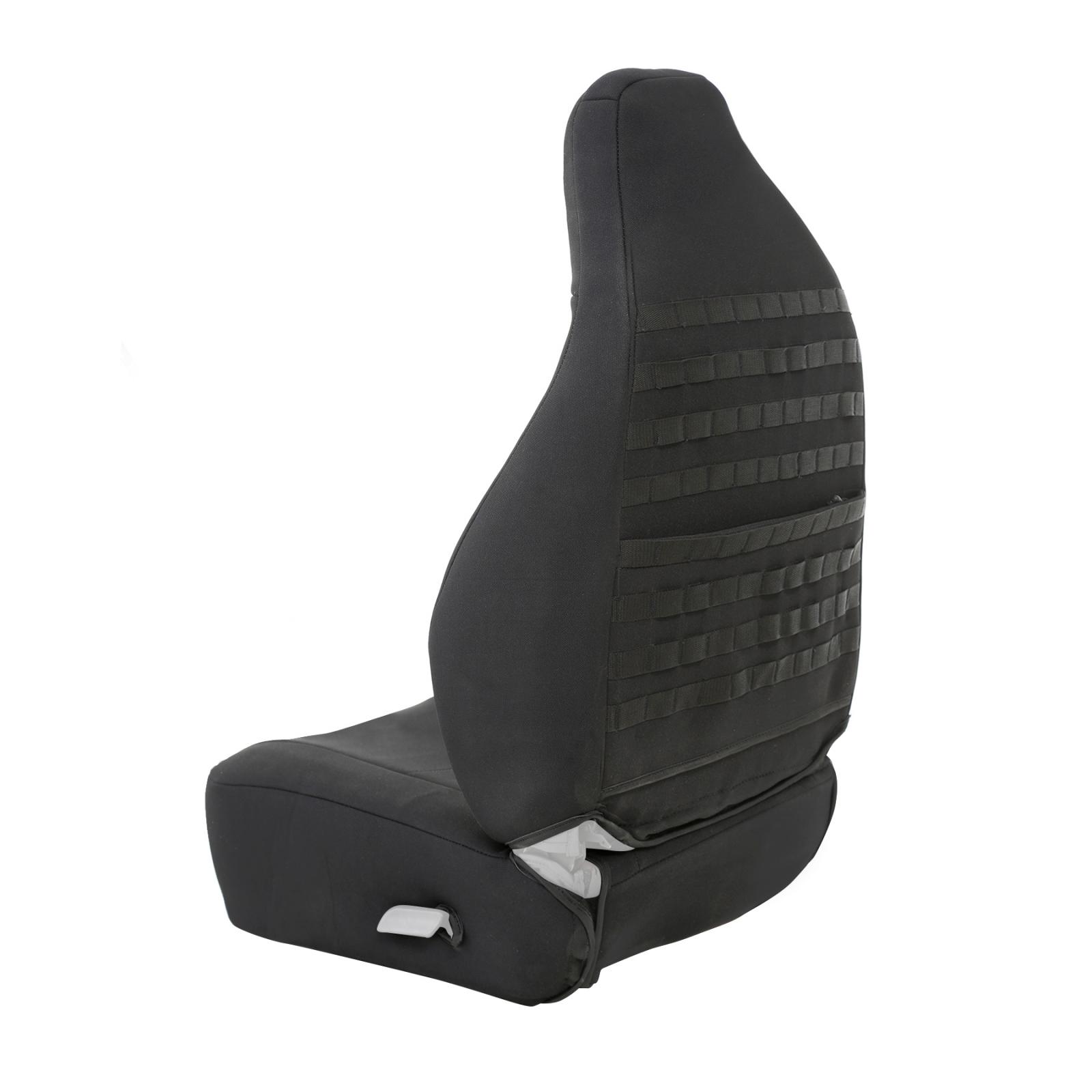 GEAR Seat Covers 97-02 Wrangler TJ Front Custom Fit Black Smittybilt