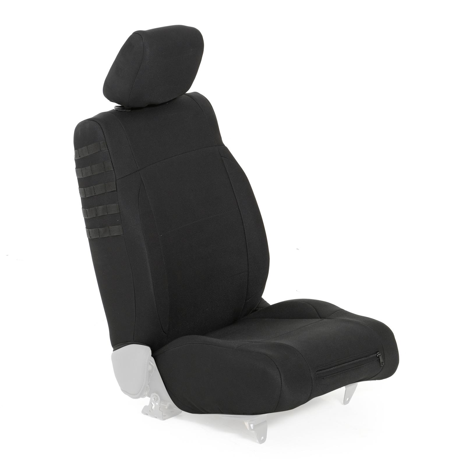 GEAR Seat Covers 13-18 Wrangler JK 2/4 DR Front Custom Fit Black Smittybilt