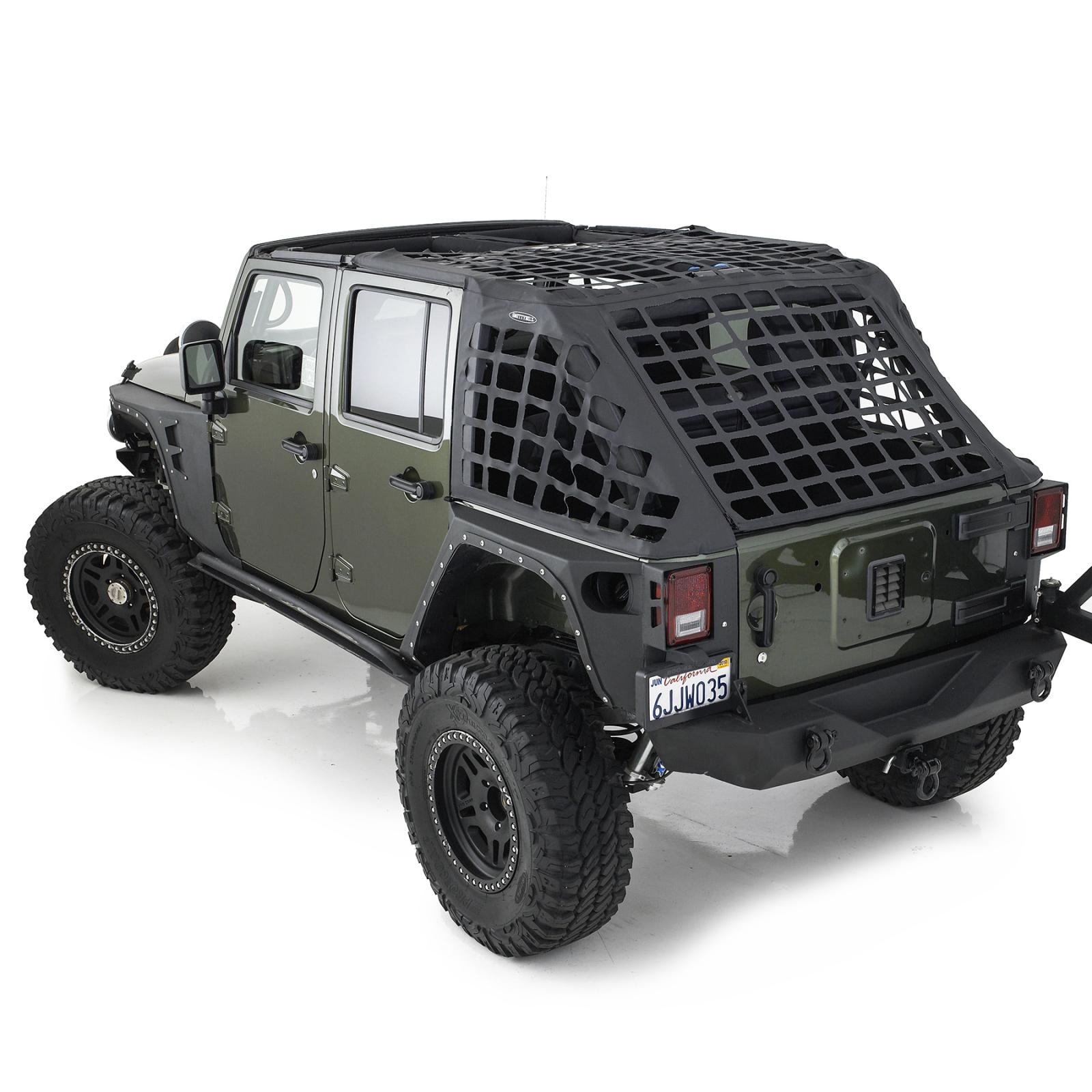 C-Res Cargo Restraint System 07-18 Wrangler JK 4 Door Black Diamond Smittybilt