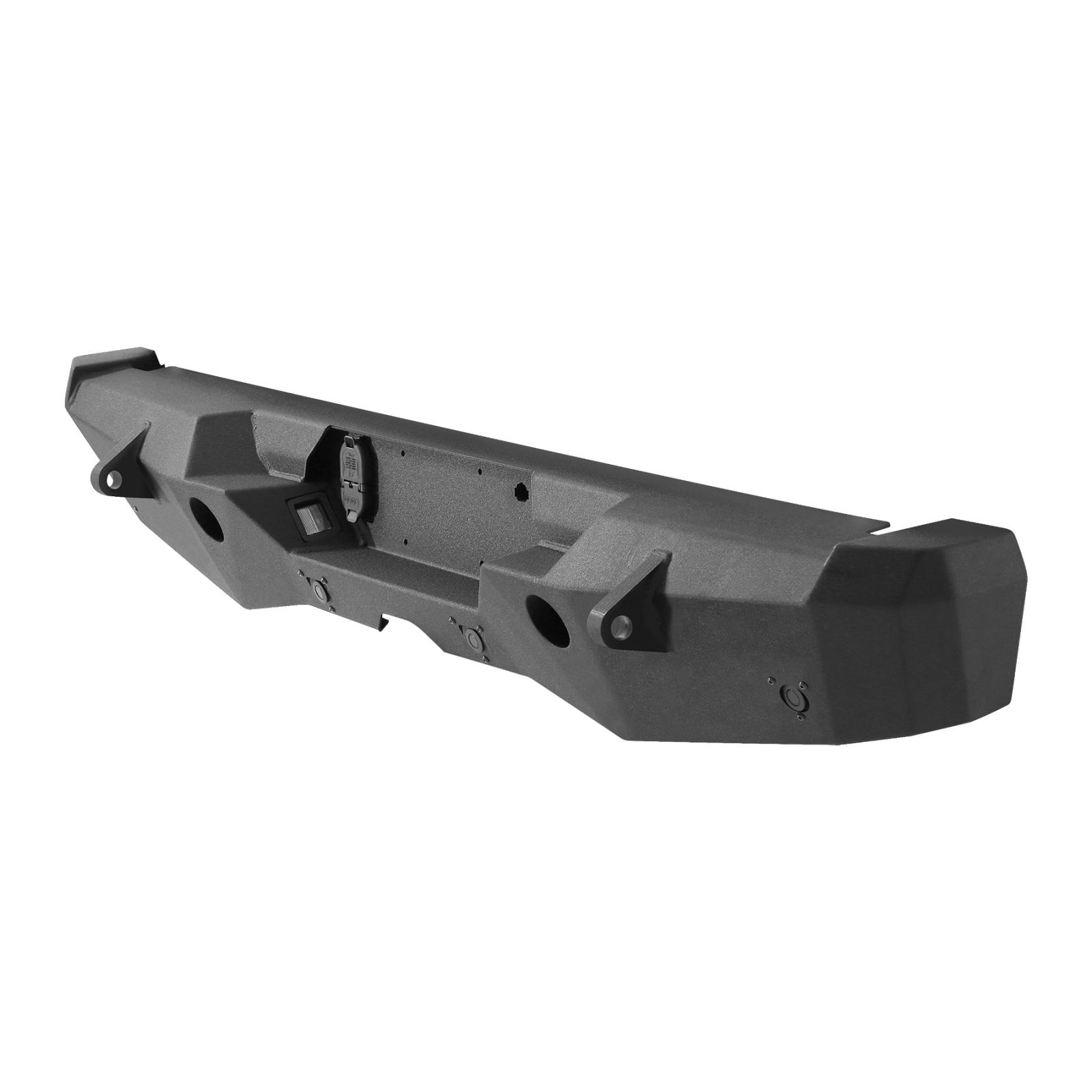 M1 Rear Bumper 15-16 Ford F150 Powdercoat Black Smittybilt