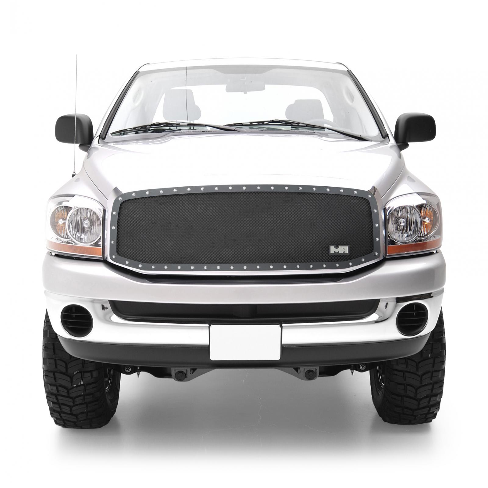 M1 S/S Wire Mesh Grille 06-09 Ram 1500/2500/3500 Black Smittybilt