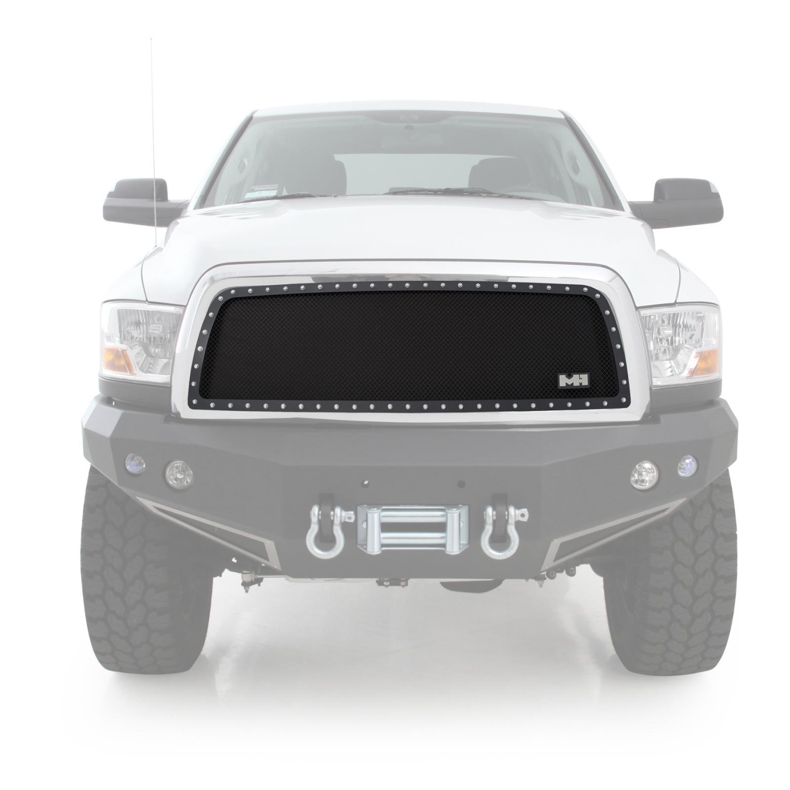 M1 S/S Wire Mesh Grille 10-12 Ram 2500/3500 Black Smittybilt