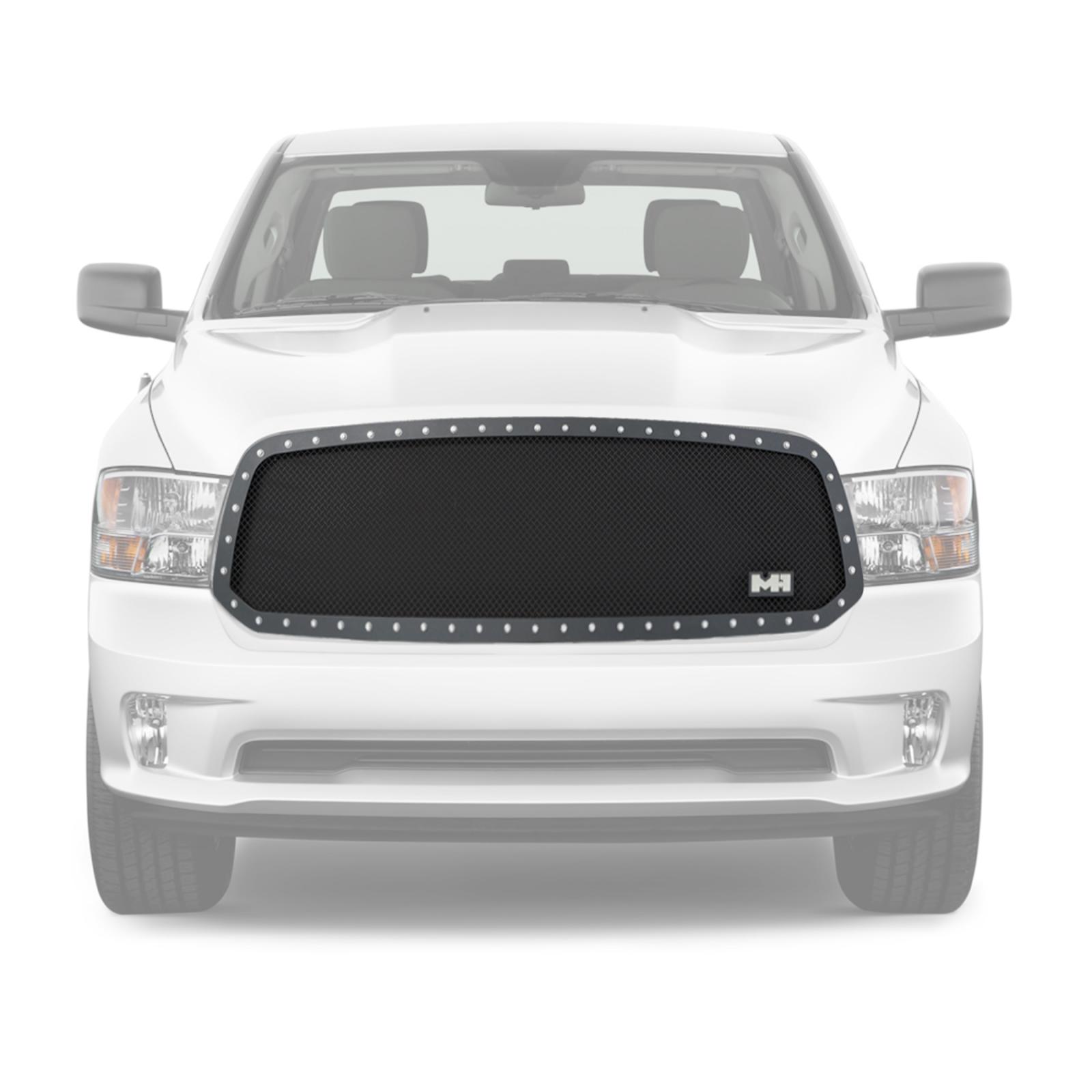 M1 S/S Wire Mesh Grille 13-16 Ram 1500 Air Ride Black Smittybilt