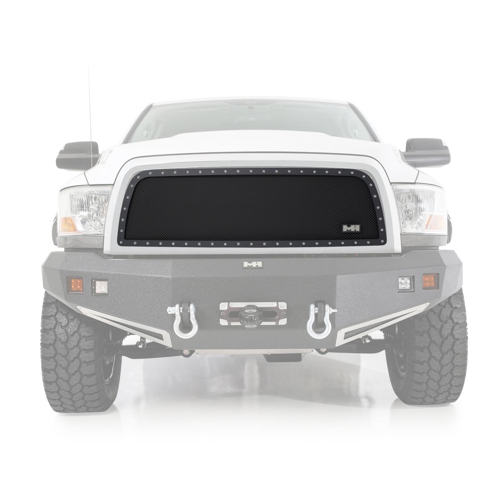 M1 S/S Wire Mesh Grille 13-16 Ram 2500/3500 Black Smittybilt