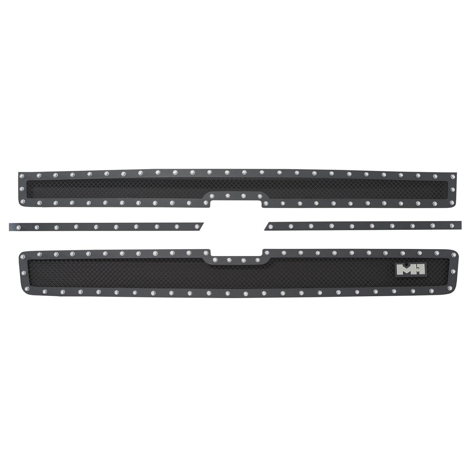 M1 S/S Wire Mesh Grille 07.5-10 Silverado 2500/3500 HD Black Smittybilt