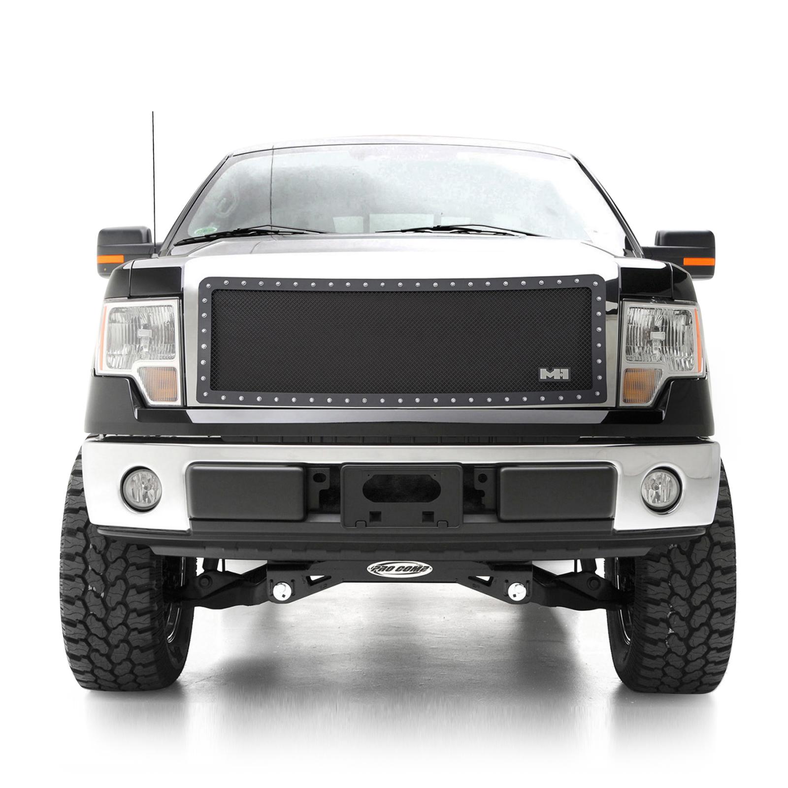 M1 S/S Wire Mesh Grille 09-14 F150 Black Smittybilt