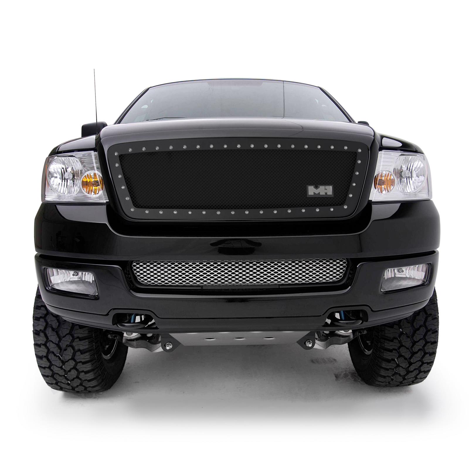 M1 S/S Wire Mesh Grille 04-08 F150 Black Smittybilt