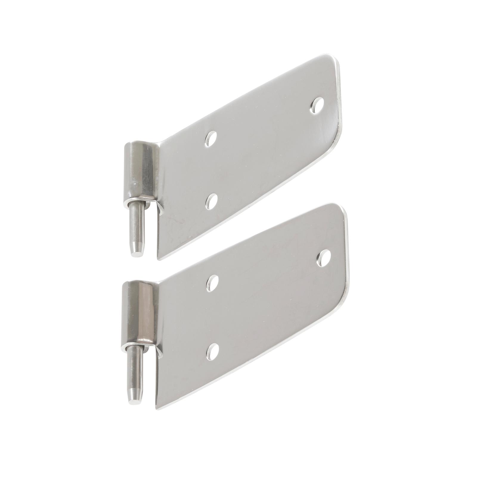 Door Hinges 76-93 Wrangler YJ/CJ Stainless Steel Set Of 4 For Full Steel Doors Smittybilt