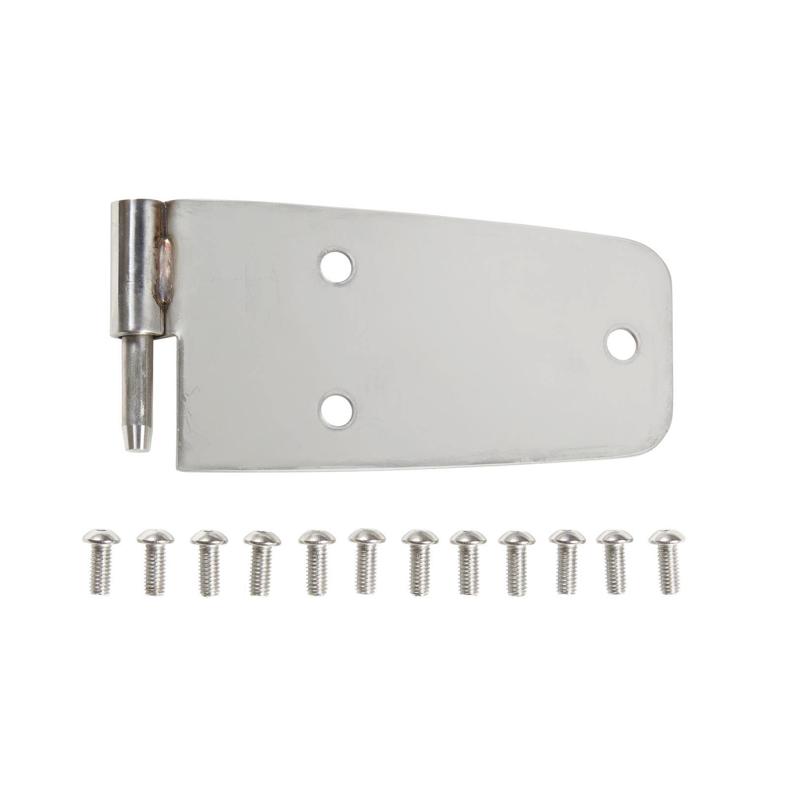 Door Hinges 76-93 Wrangler YJ/CJ Stainless Steel Set Of 4 For Full Steel Doors Smittybilt