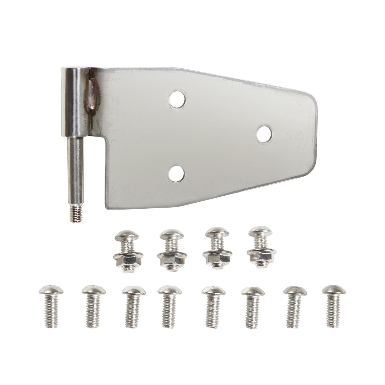 Door Hinges 87-06 Wrangler YJ/TJ/LJ Stainless Steel Set Of 4 For Half Steel Doors Smittybilt