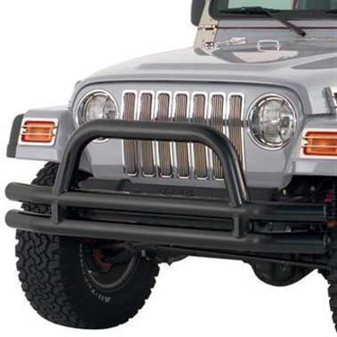 Billet Grille Overlay W/ Chrome Insert Trim 97-06 Wrangler TJ/LJ Smittybilt