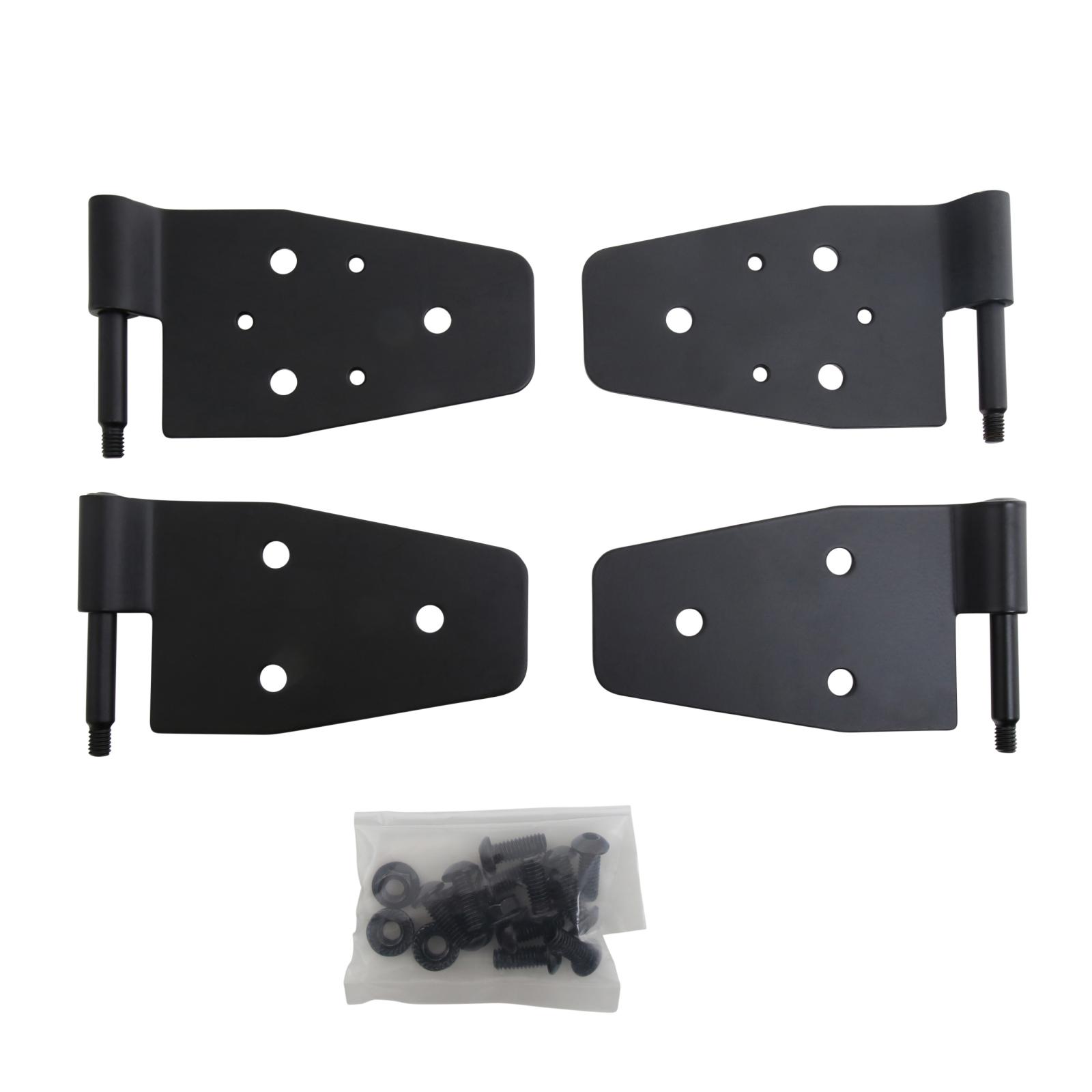 Door Hinges 87-06 Wrangler Black Smittybilt