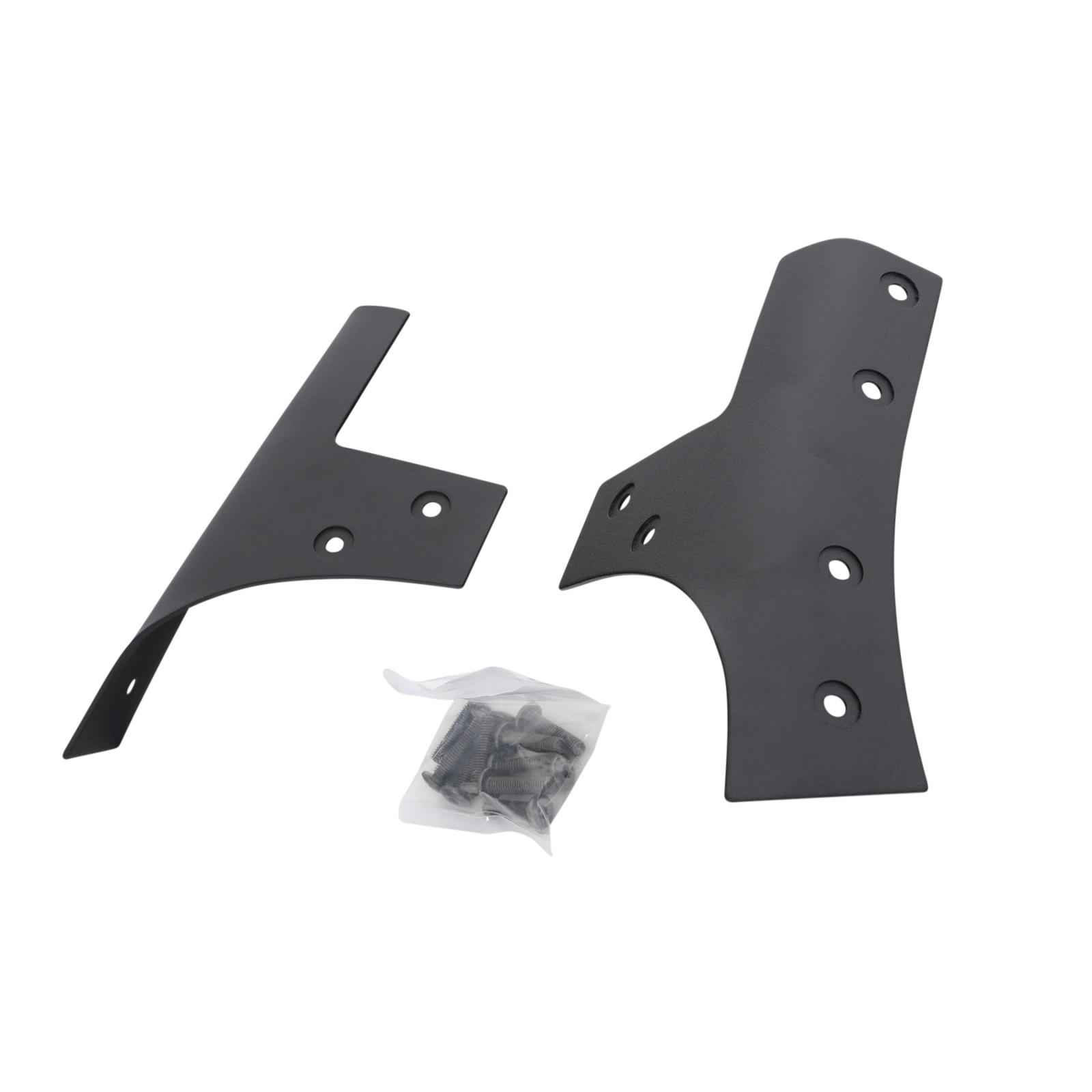 Windshield Brackets 07-18 Wrangler JK Black Smittybilt