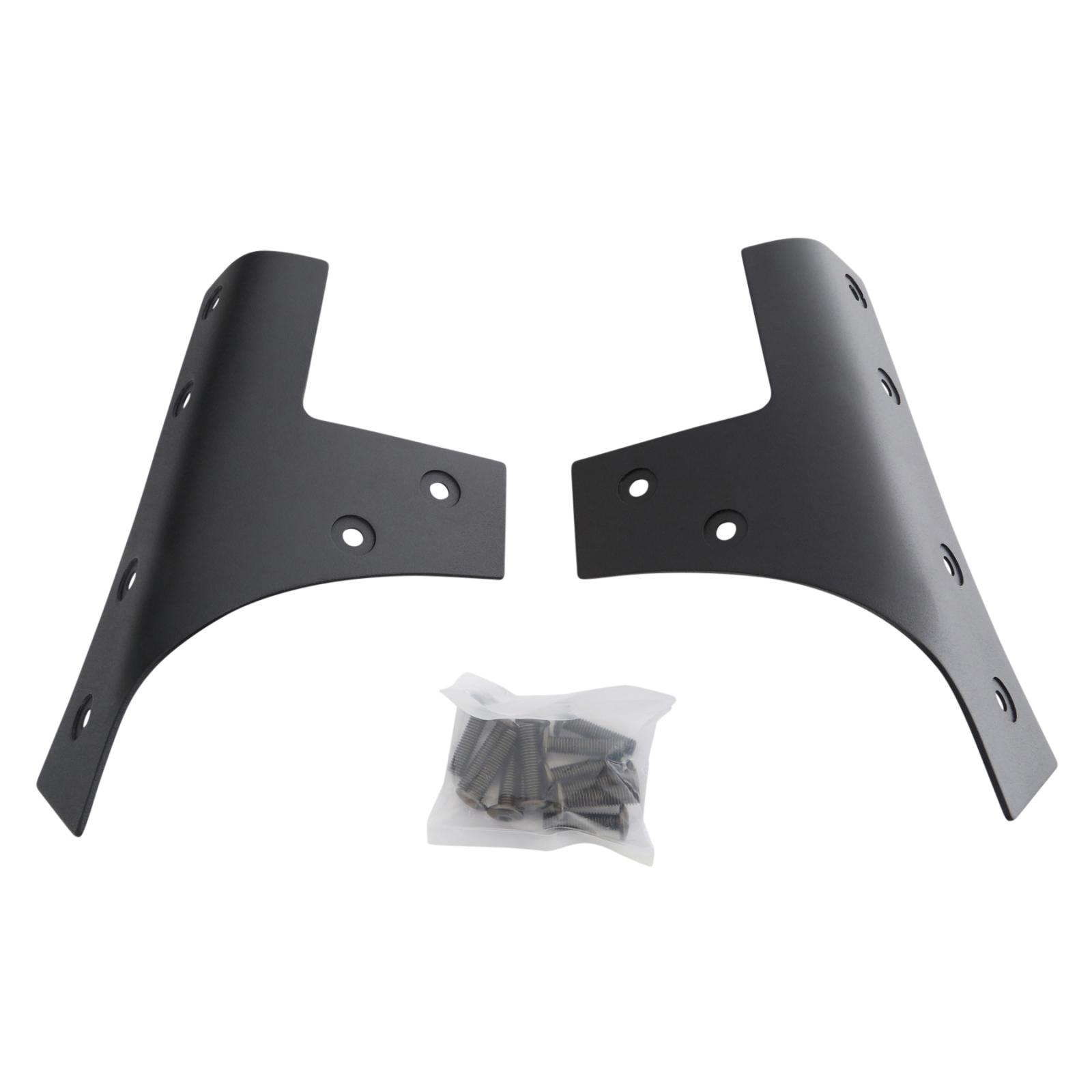 Windshield Brackets 07-18 Wrangler JK Black Smittybilt