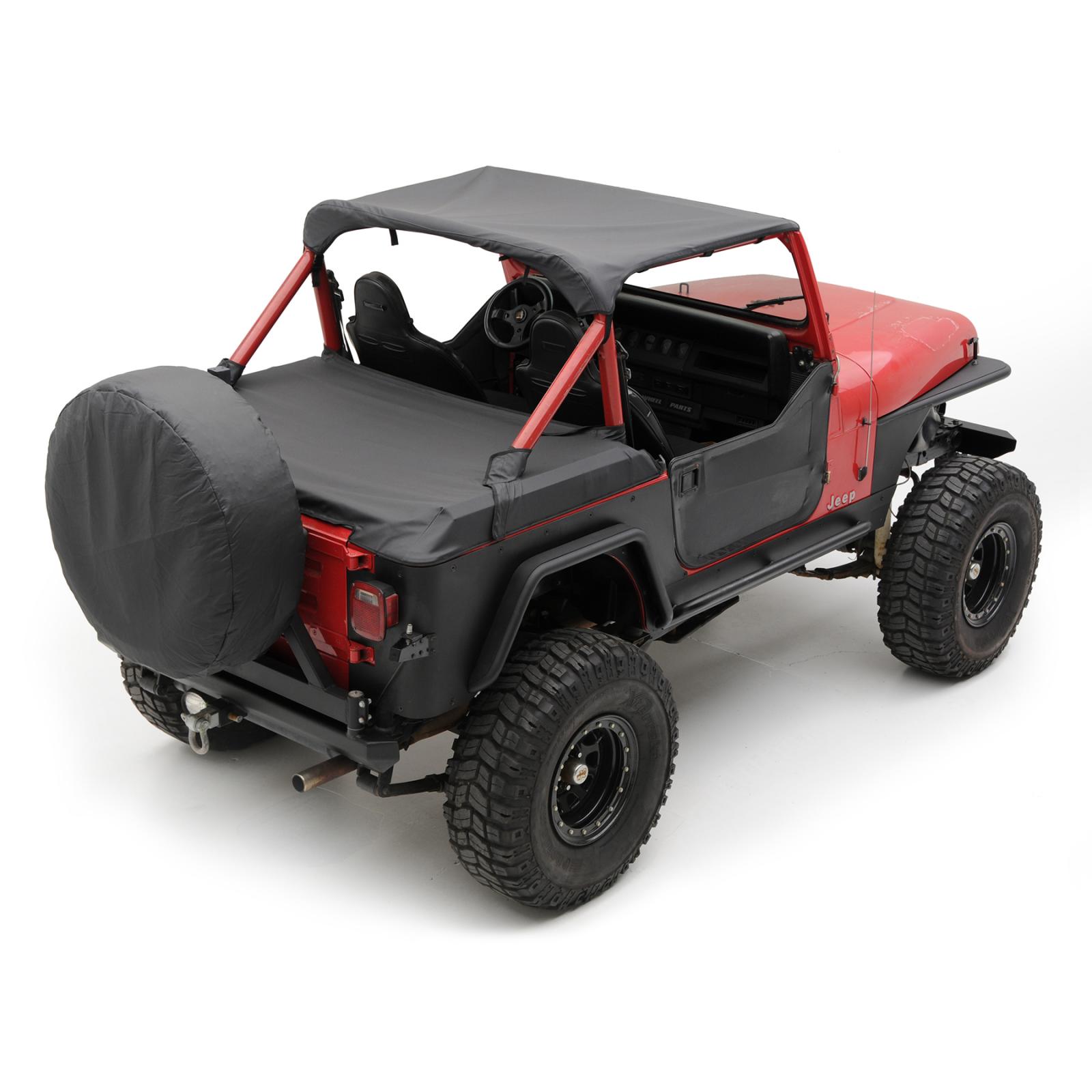 XRC Rear 3 Inch Fender Flares 87-95 Wrangler YJ Black Textured Smittybilt