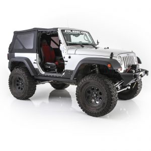 XRC Body Cladding 07-18 Wrangler JK 2DR Black Textured Smittybilt