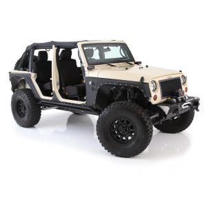 XRC Body Cladding 07-18 Wrangler JK 4DR Black Textured Smittybilt