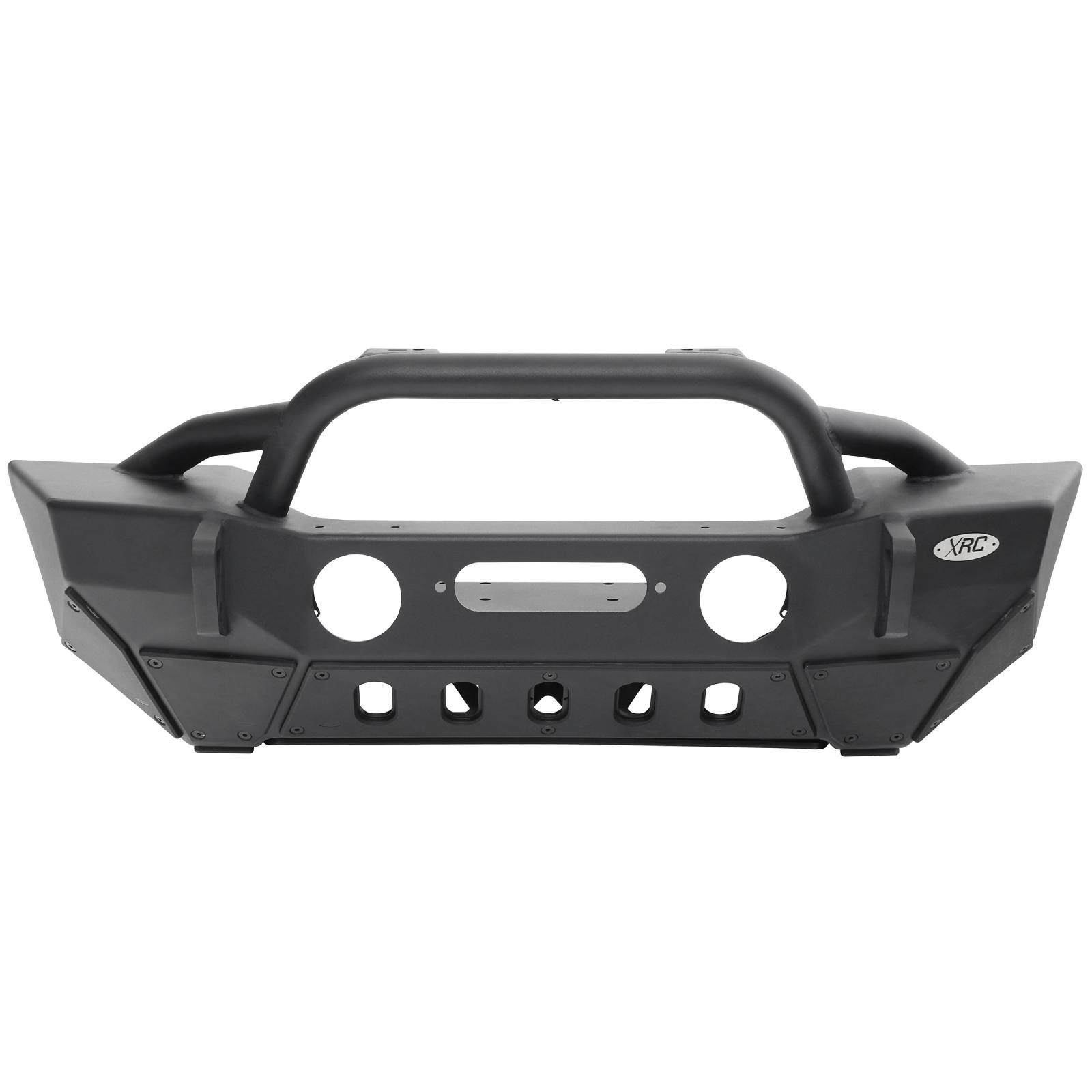 XRC Front Jeep JL Bumper w/ Stinger Winch Plate D-Rings 18-Present Jeep JL Wrangler Black Powdercoat Smittybilt