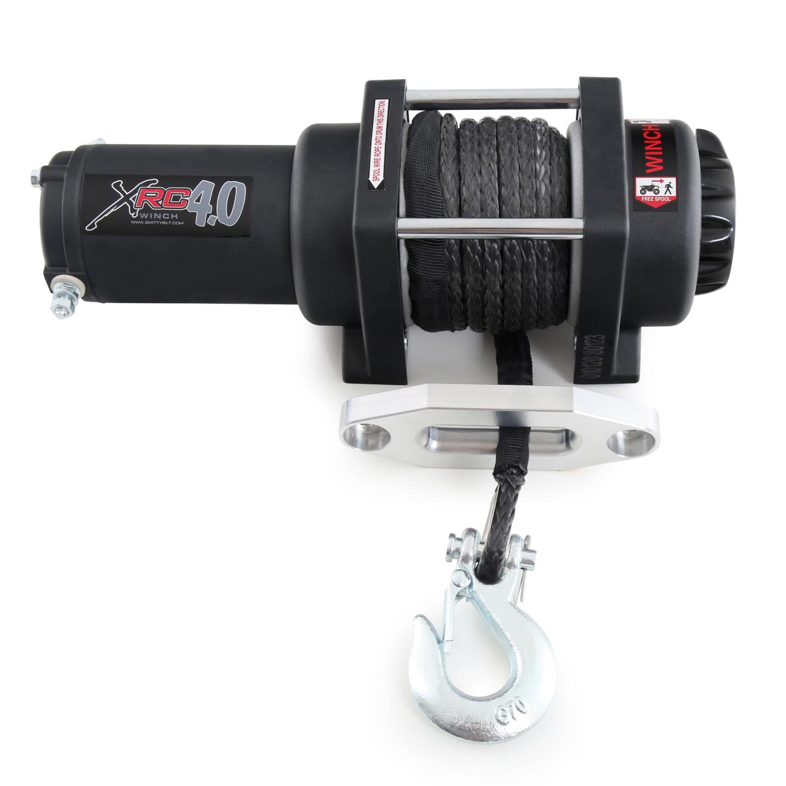 XRC 4 Comp 4,000 Lb Winch Comp Series W/Synthetic Rope Aluminum Fairlead Smittybilt