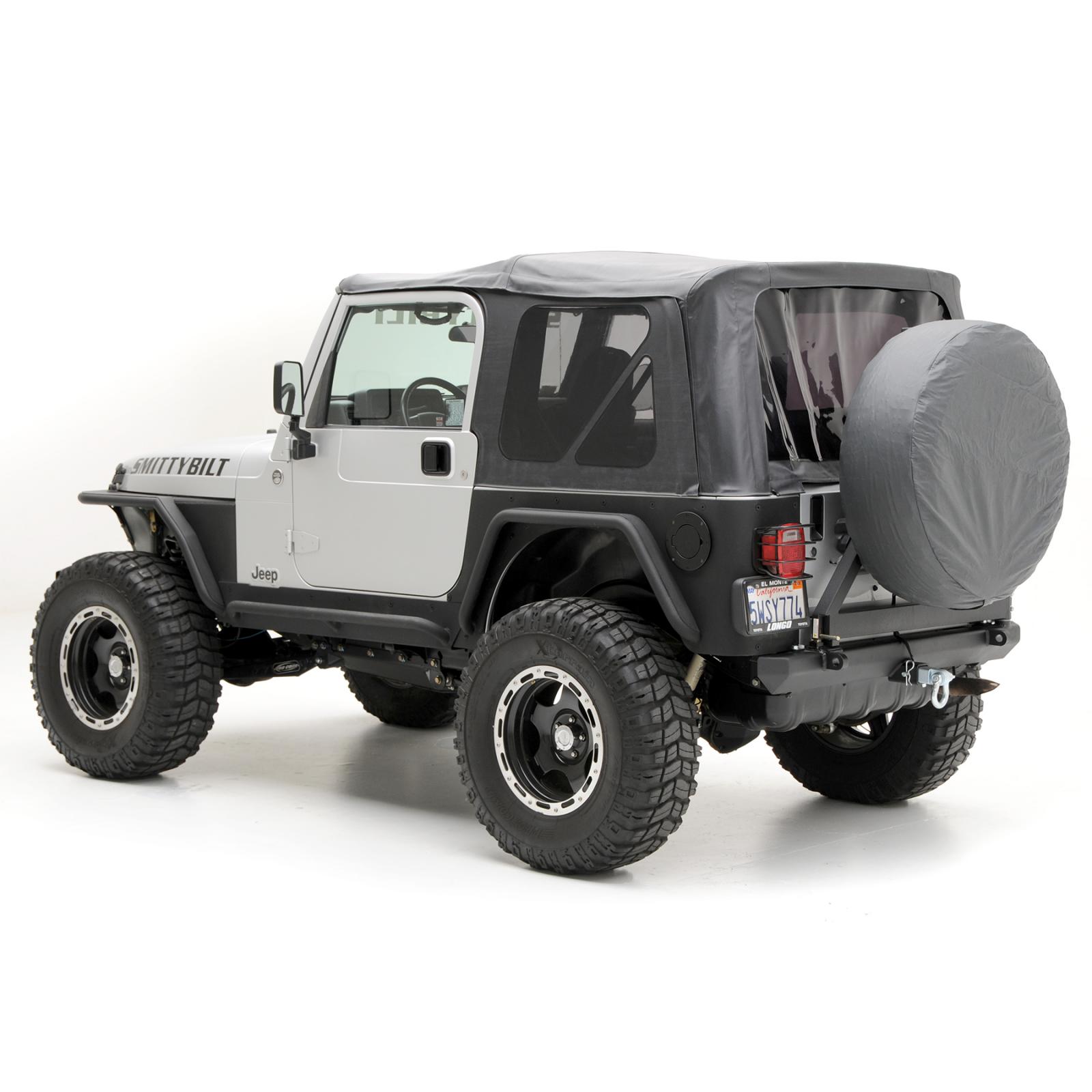 Soft Top 97-06 Wrangler TJ OEM Replacement W/Tinted Windows Black Diamond Smittybilt