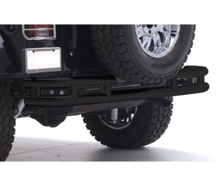 Tubular Bumper Rear W/Hitch 87-06 Wrangler YJ/TJ/LJ Gloss Black Smittybilt