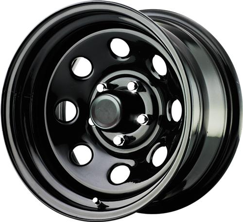 Series 97 15x10 with 5 on 4.5 Bolt Pattern Gloss Black Pro Comp Steel Wheels